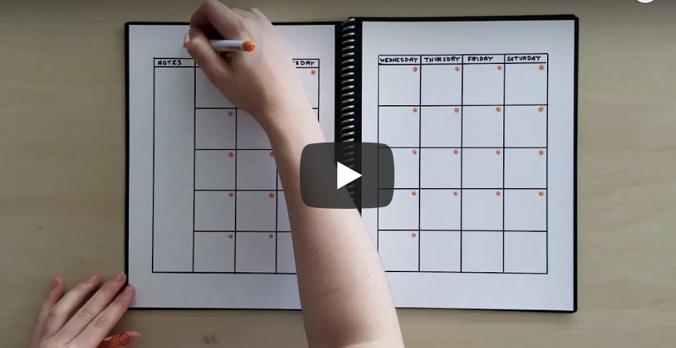 How to Make a Reusable Calendar in Your Rocketbook - Rocketbook Australia