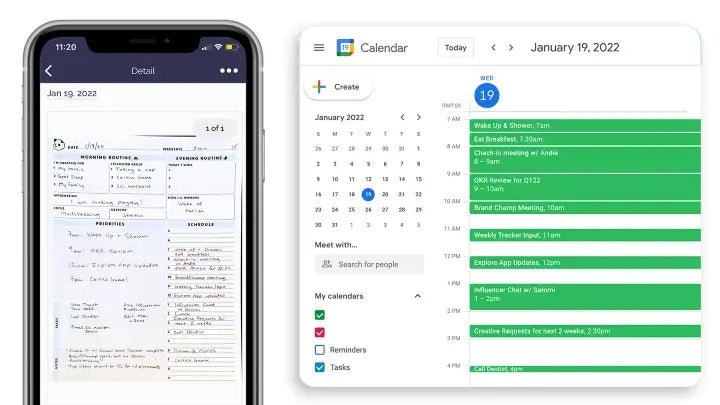 How to Use Google Calendar with Rocketbook - Rocketbook Australia